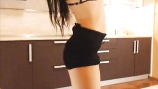 Russian Webcam Girl Dirty Talks and Strips