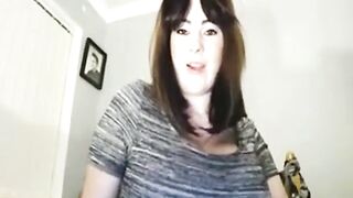 Big-Titted Webcam Dildo Show