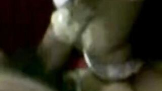 Big-Breasted Malay Woman Gives Blowjob to Lucky Guy