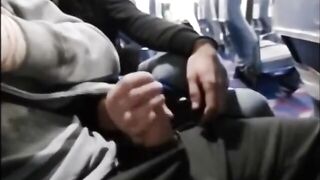 Public Handjob with Amateur Babe