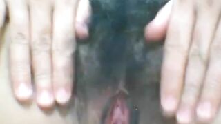 Asian Webcam Girl Shows Off Her Hairy Pussy