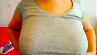 Big-Titted Amateur's Webcam Clips