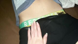 Waking Him Up to My Wet Pussy for a Quick Morning Fuck