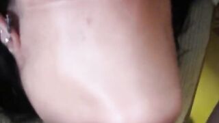 Rough Amateur Blowjob: Hard Cock Down Her Throat