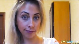 Blond Webcam Anal with Sex Toy -2