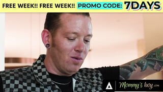 MOMMY'S BOY - Rebellious Tattooed Stud Openly Flirts With Stacked Hot Stepmom-In-Law Katie Morgan