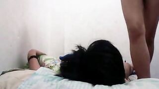 Indonesian Babe Rides Cowgirl Style and 69