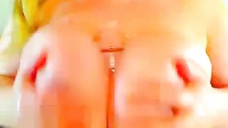 Big-Titted Romanian Granny Plays with Sex Toy on Webcam