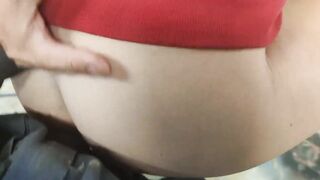 Blonde Teen Amateur With Big Ass Gets Fucked In The Garage